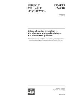 ISO/PAS 24438:2020