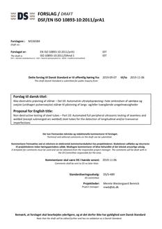 DANSK DSF/EN ISO 10893-10/PRA1