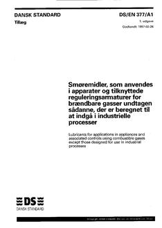 DANSK DS/EN 377