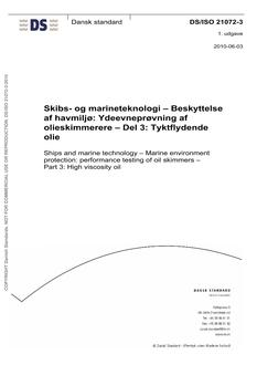 DANSK DS/ISO 21072-3