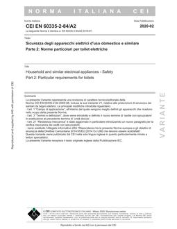 CEI EN 60335-2-84