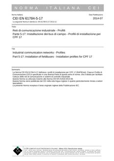CEI EN 61784-5-17