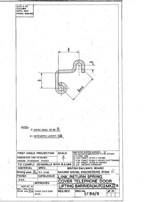 NR BRS-ST 86/9 ISSUE B