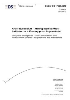 DANSK DS/EN ISO 17621