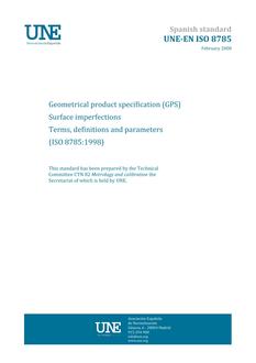 AENOR UNE-EN ISO 8785