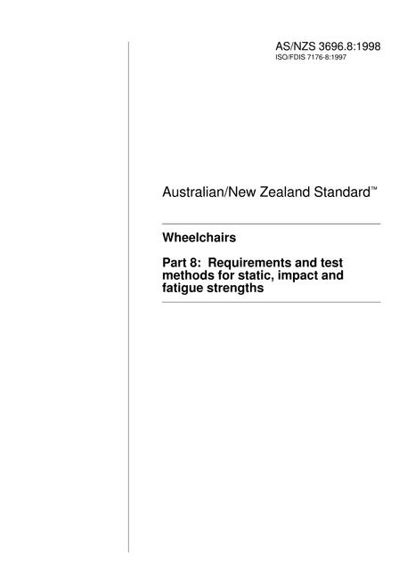 AS/NZS 3696.8:1998