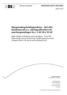 DANSK DS/EN IEC 62271-105