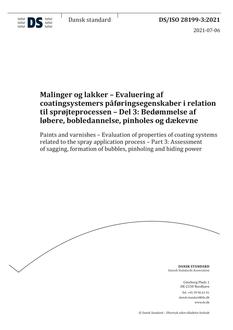DANSK DS/ISO 28199-3