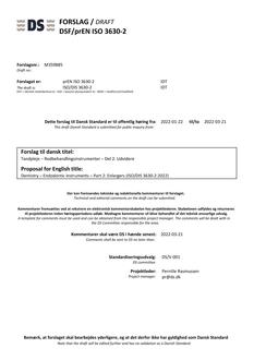 DANSK DSF/PREN ISO 3630-2