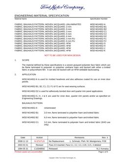 FORD WSD-M1H652-A