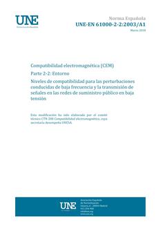 AENOR UNE-EN 61000-2-2