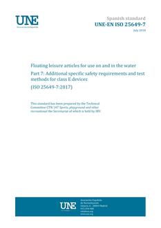 AENOR UNE-EN ISO 25649-7