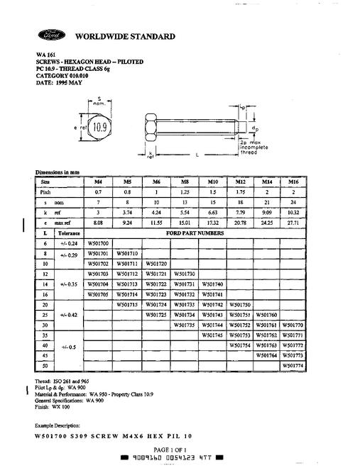 FORD WA161