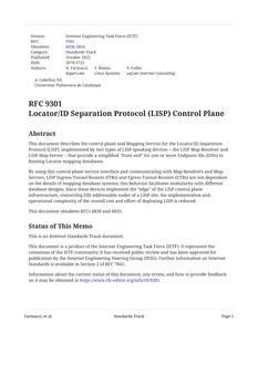 IETF RFC 9301