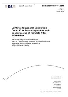 DANSK DS/EN ISO 16890-4