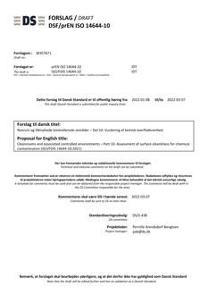 DANSK DSF/PREN ISO 14644-10