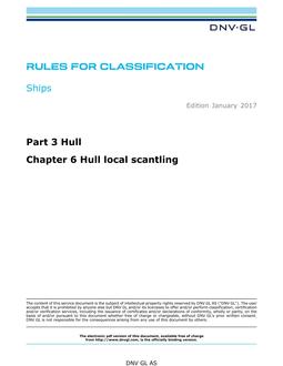DNV DNVGL-RU-SHIPS PART 3 CHAPTER 6