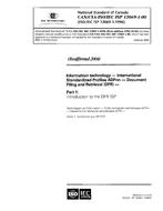 CAN/CSA-ISO/IEC ISP 12069-1-00 (R2004)