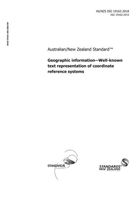 AS/NZS ISO 19162:2018
