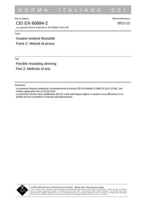 CEI EN 60684-2