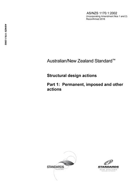 AS/NZS 1170.1:2002