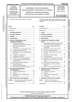 VDI VDI/VDE-MT 2637 BLATT 2