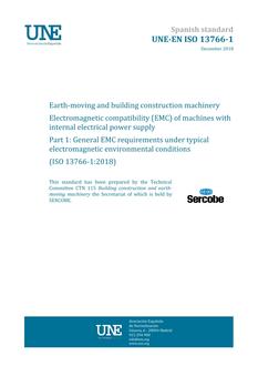 AENOR UNE-EN ISO 13766-1