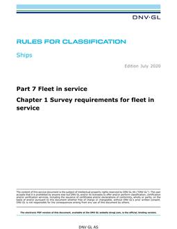 DNV DNVGL-RU-SHIPS PART 7 CHAPTER 1