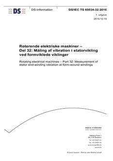 DANSK DS/IEC TS 60034-32