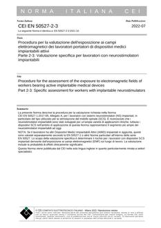 CEI EN 50527-2-3