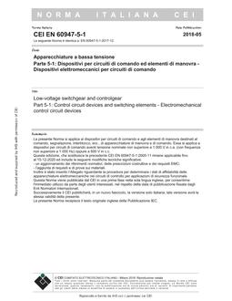 CEI EN 60947-5-1