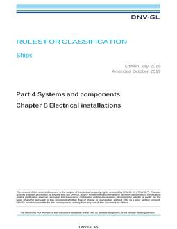 DNV DNVGL-RU-SHIPS PART 4 CHAPTER 8