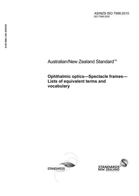 AS/NZS ISO 7998:2015