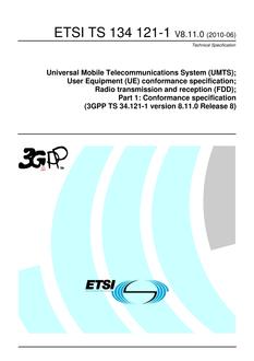 ETSI TS 134 121-1