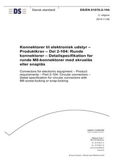 DANSK DS/EN 61076-2-104