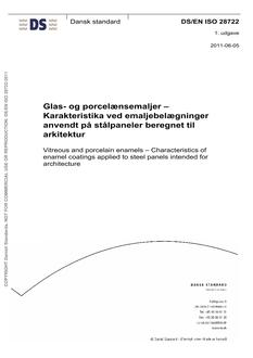 DANSK DS/EN ISO 28722