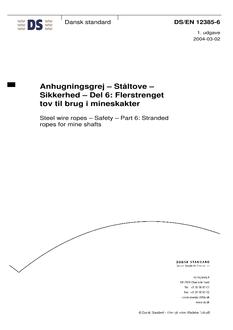 DANSK DS/EN 12385-6