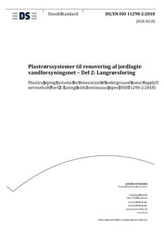 DANSK DS/EN ISO 11298-2