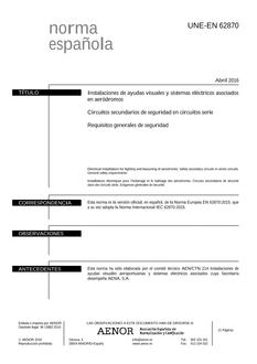 AENOR UNE-EN 62870
