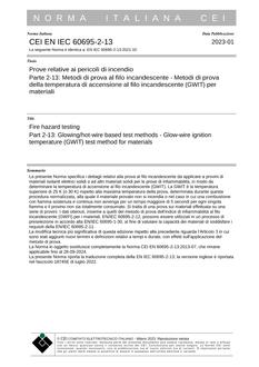 CEI EN IEC 60695-2-13