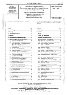 VDI VDI/VDE 5585 BLATT 1