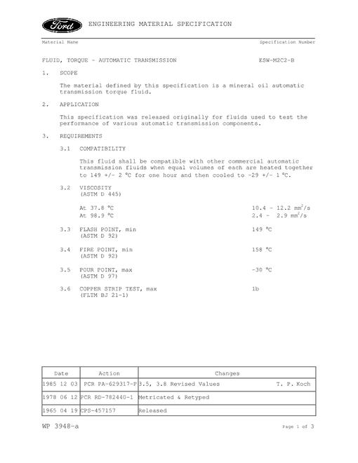 FORD ESW-M2C2-B