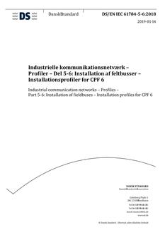 DANSK DS/EN IEC 61784-5-6