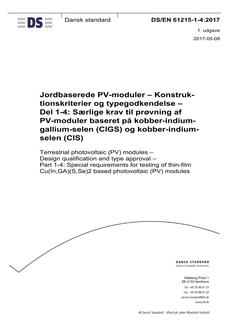 DANSK DS/EN 61215-1-4