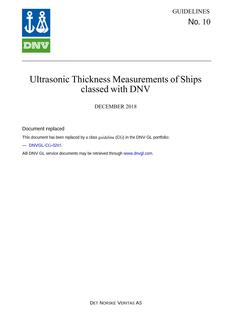 DNV DNV GUIDELINES 10
