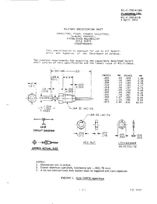 MIL MIL-C-39014/18A