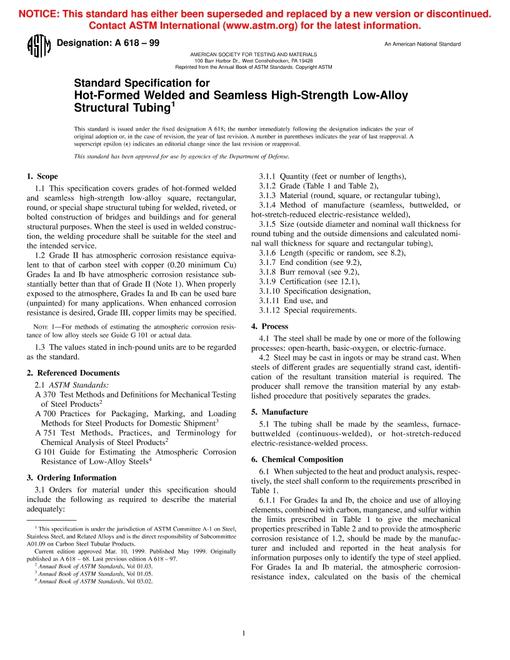 ASTM A618-99