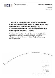 DANSK DS/EN ISO 16373-2