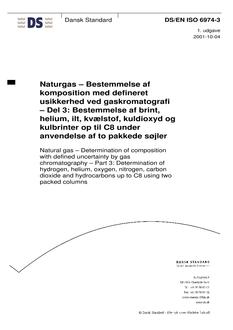 DANSK DS/EN ISO 6974-3