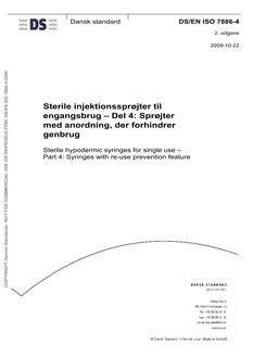 DANSK DS/EN ISO 7886-4
